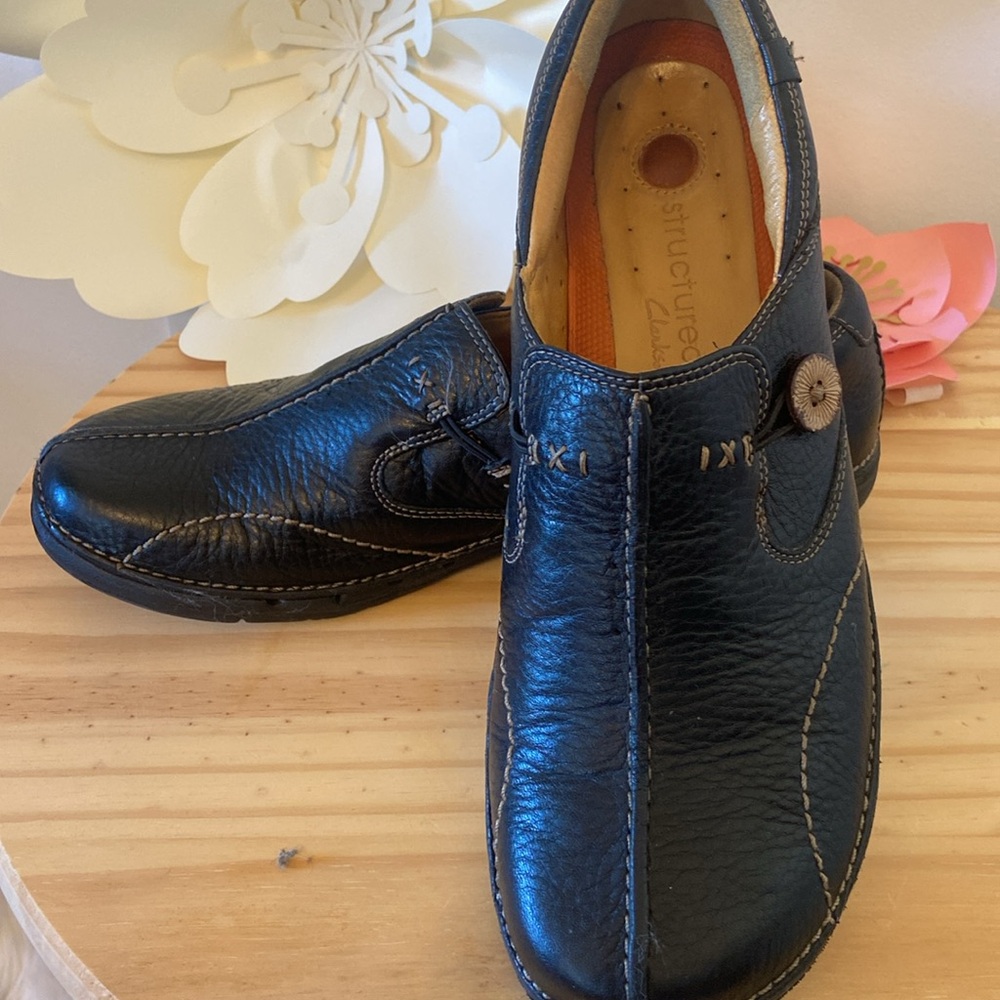 Clarks Unstructured 85071 Un Loop Black Leather L… - image 3